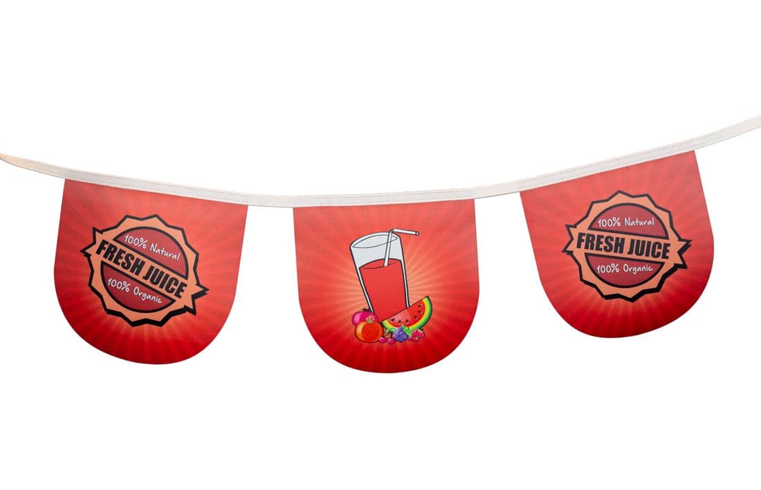 Circular Vinyl Bunting