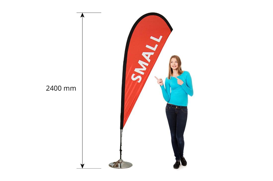 Vivad's Small Teardrop Flag
