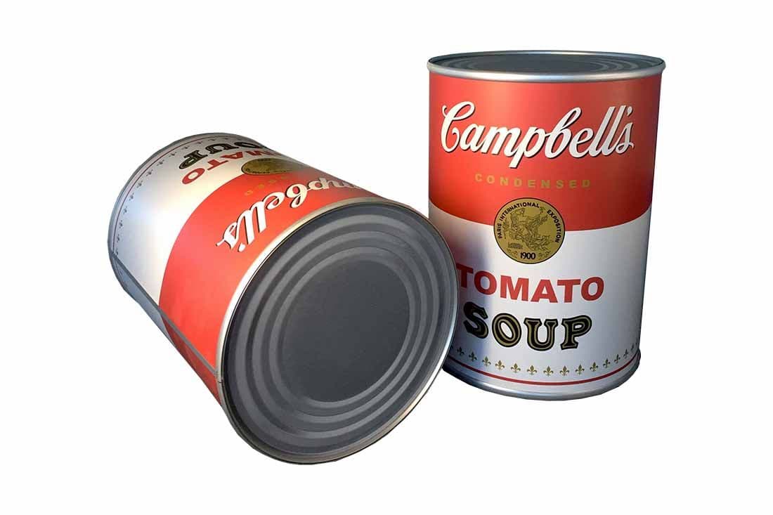 Giant Printed Cans